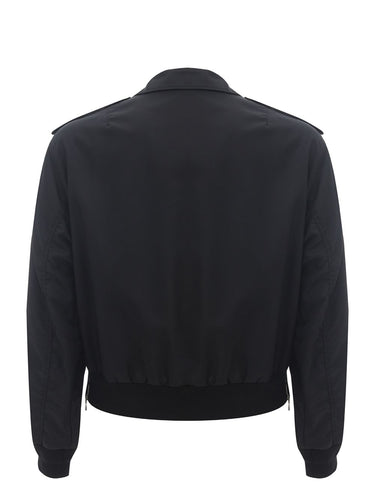 Timeless Black Bomber Jacket